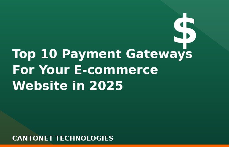 Top 10 Payment Gateways For Your E-commerce Website in 2025