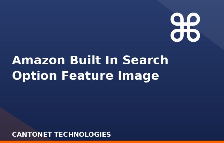 Amazon Built In Search Option Feature Image